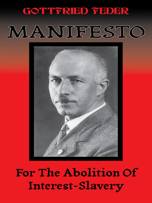 Cover image for Manifesto for the Abolition of Enslavement to Interest on Money